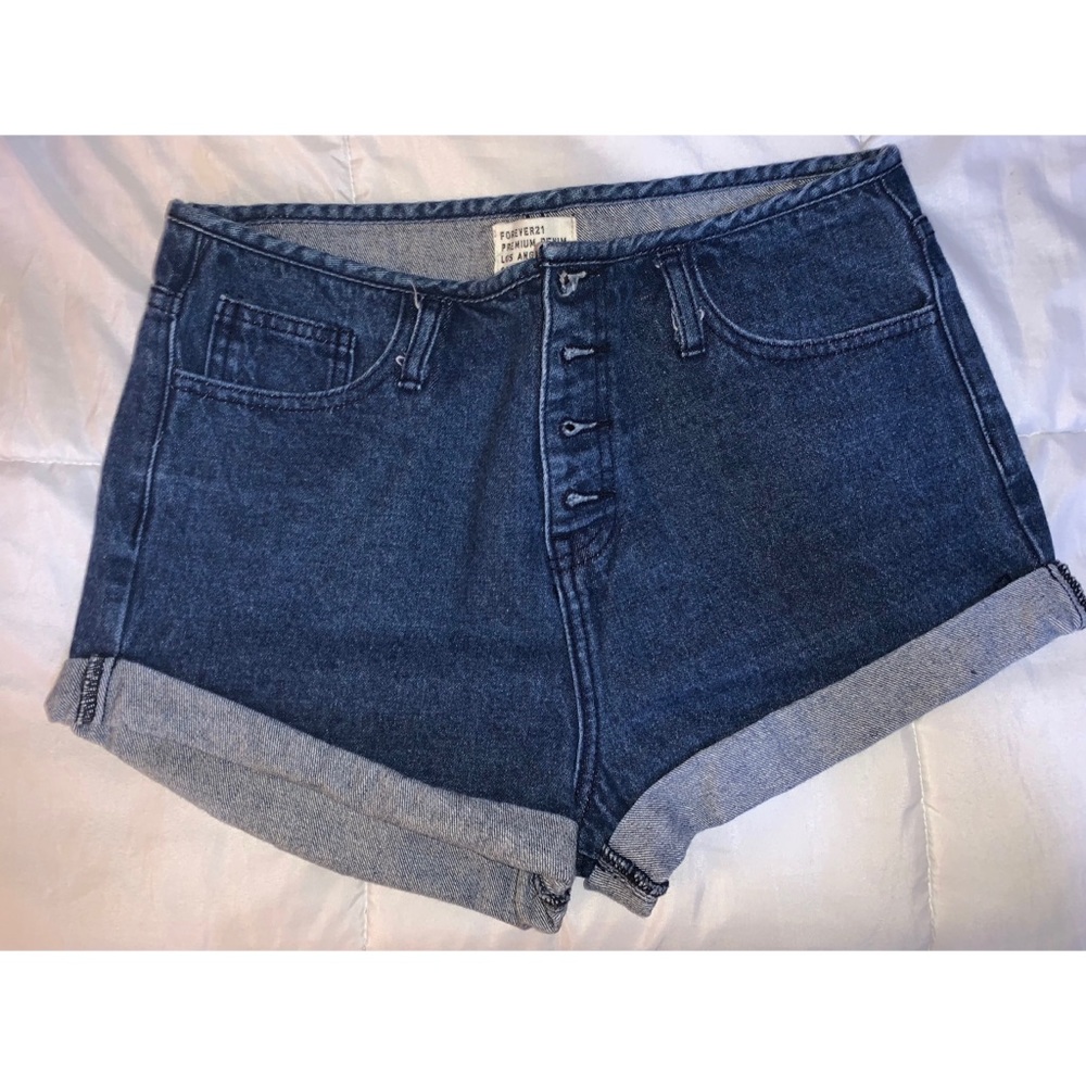 Forever 21 High Waist Jean Shorts
